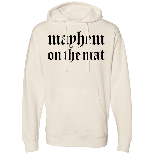 Team Mayhem's Jiu Jitsu apparel - the ultimate Bone on the mat hoodie.